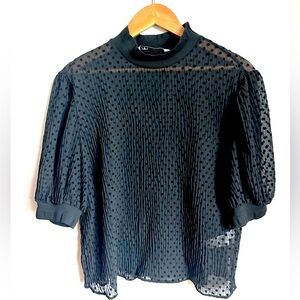 Zara Sheer Blouse